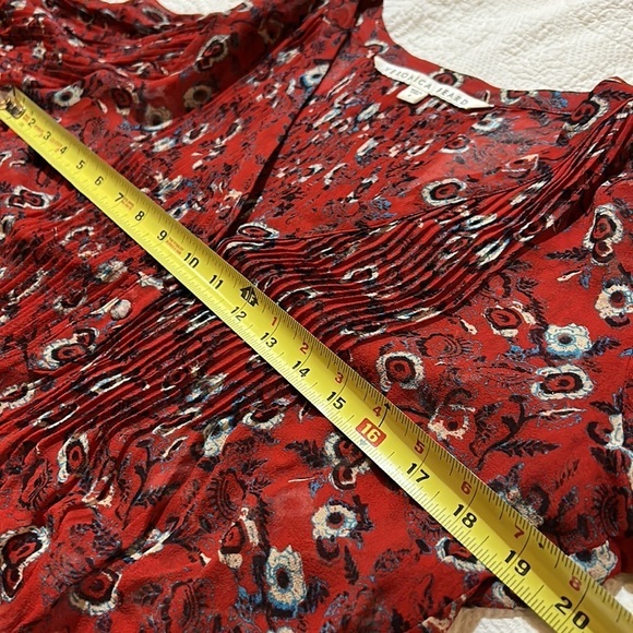 Veronica Beard silk blouse. Sheer. Size 4 - Picture 8 of 11